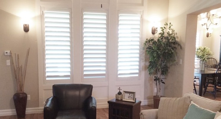 New York City parlor white shutters